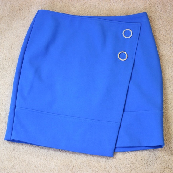 H&M Dresses & Skirts - H&M Blue & Silver Skirt